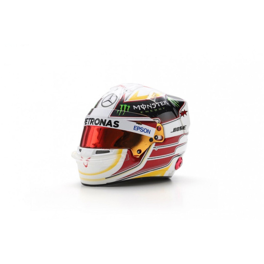 Casco de Lewis Hamilton de la Mercedes AMG Petronas para el Austin GP, escala 1:5