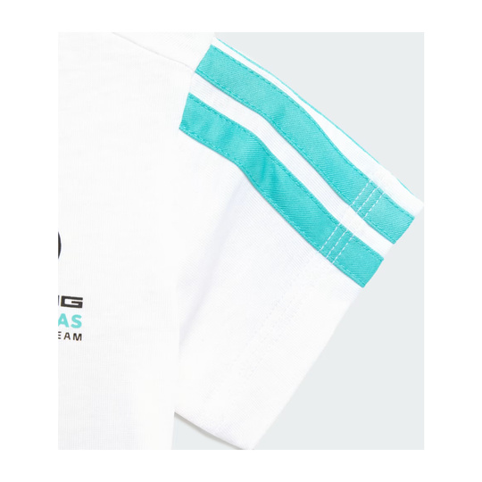 Ensemble bébé Mercedes AMG F1 DNA Shortsleeve 2026 blanc