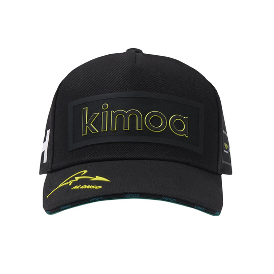 2024 Aston Martin UK Mens Alonso Kimoa Patch Cap black