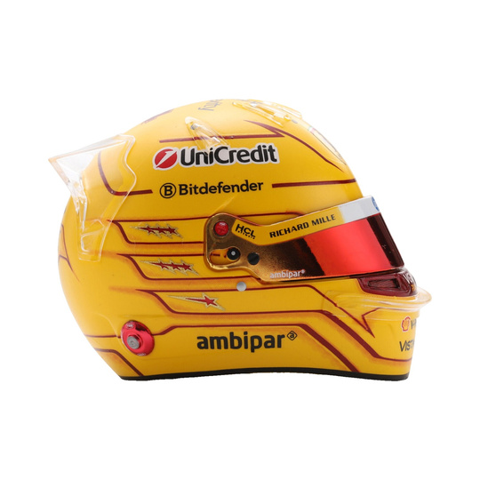 Casque miniature Scuderia Ferrari F1 Lewis Hamilton Monaco GP 1:5