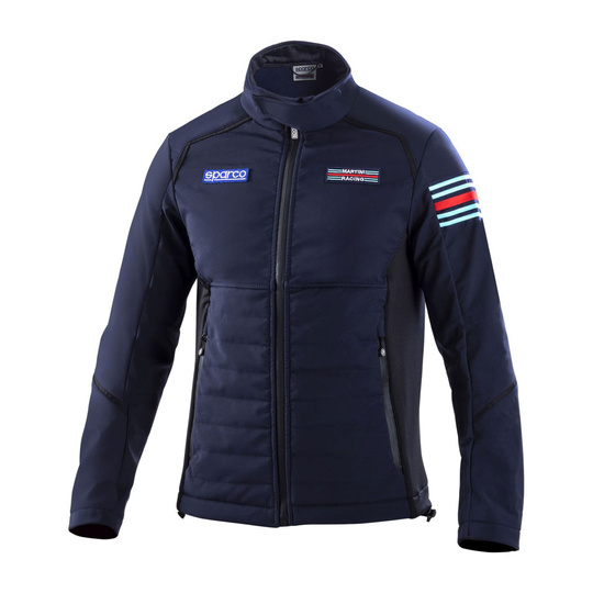 Chaqueta softshell Sparco Martini Racing azul marino
