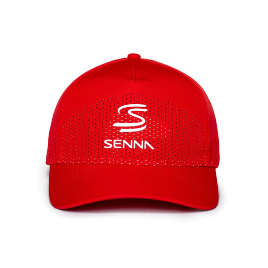 Gorra Ayrton Senna Collection Leisure 2026 roja