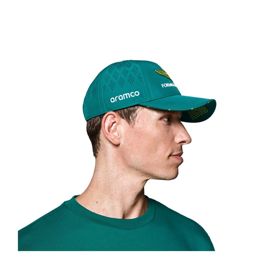 2025 Aston Martin Aramco F1 Mens Stroll Team Baseball Cap green