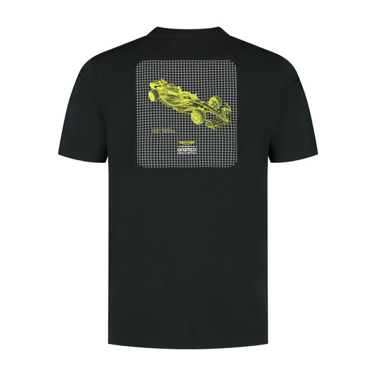 Aston Martin F1 Wireframe Graphic T-shirt
