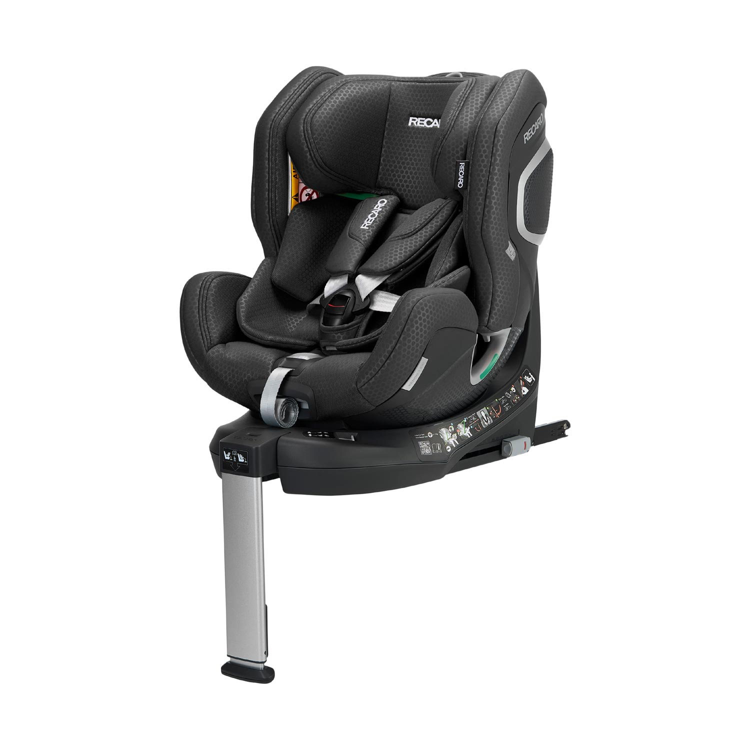 Recaro XENON Kid Fresh Black Child Seat ((81102051k)) - Top Racing