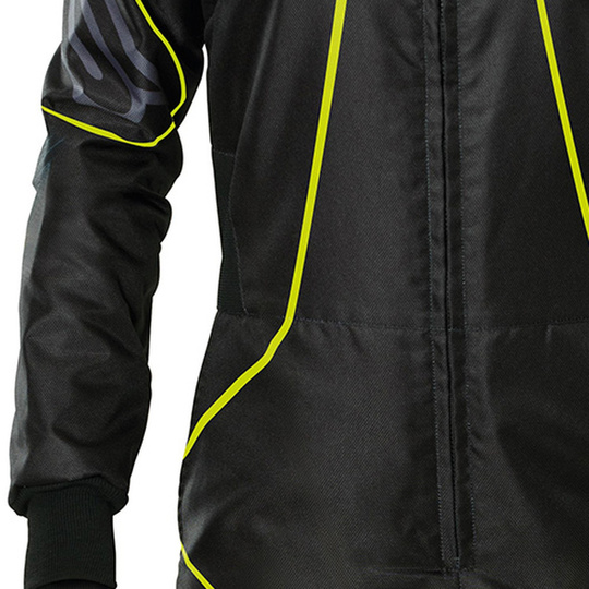 Mono de karting OMP KS-3X Art negro/amarillo (FIA)