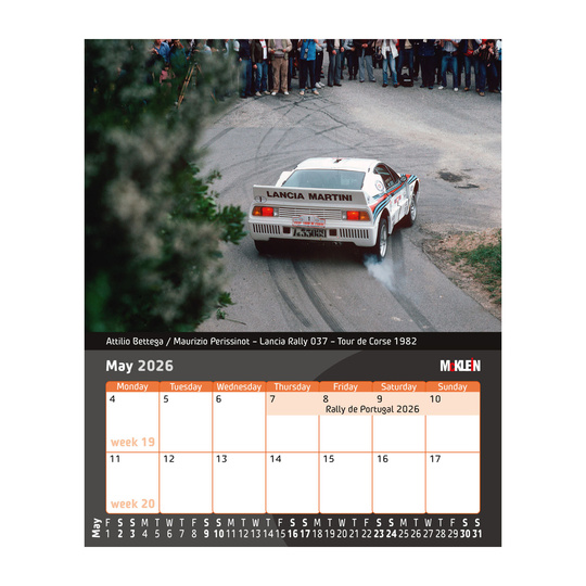 Calendario de escritorio McKlein 2026 "History meets the Present"