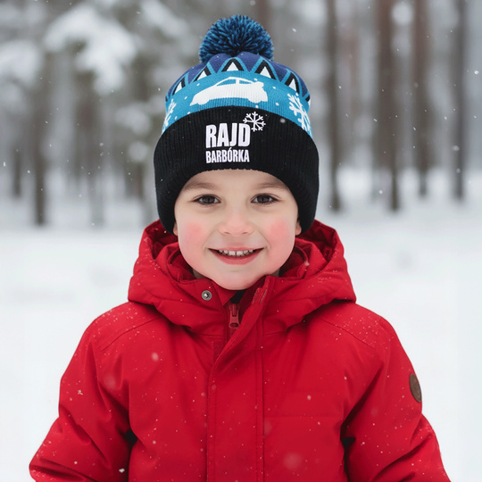 Bonnet Rajd Barbórka à pompon enfant