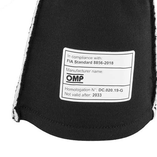 Guantes OMP First MY25 negros/fucsia (FIA)