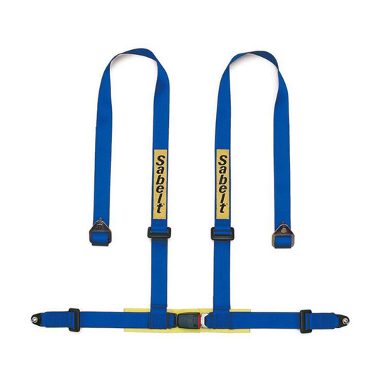 Harnais 4 points Sabelt 2" bleu (ECE) Bolt-On