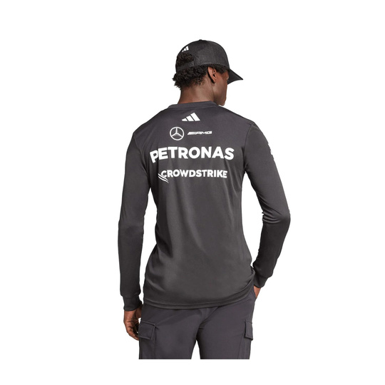 2025 Mercedes AMG Petronas F1 Mens Team Longsleeve T-shirt black