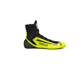 Sparco Italy X-LIGHT+ Racing Shoes Black/Yellow (FIA)