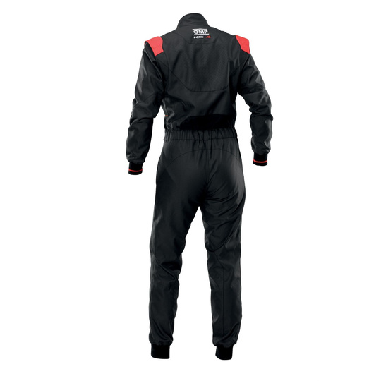 Mono de karting infantil OMP KS-4 negro/rojo