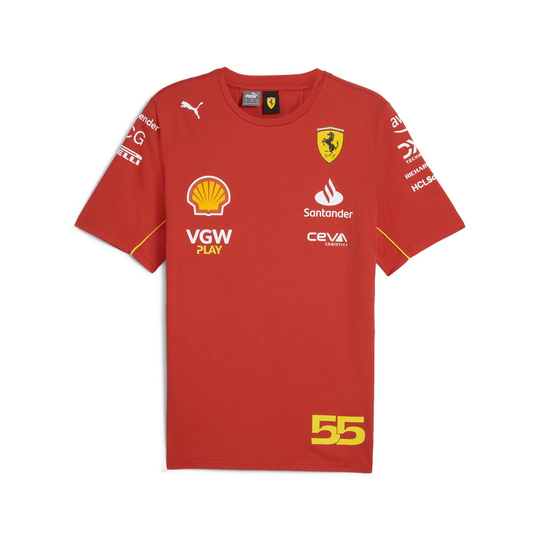 2024 Scuderia Ferrari F1 Men's Team Sainz T-shirt