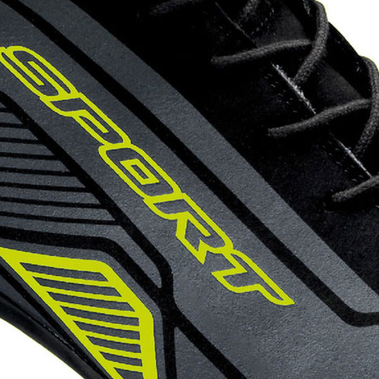 OMP Sport MY22 Racing Shoes Black/Yellow (FIA)