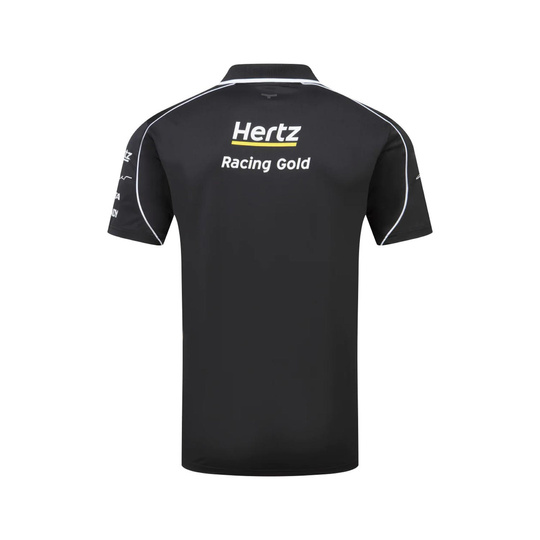 2023 Hertz Team Jota WEC Mens Polo Shirt black