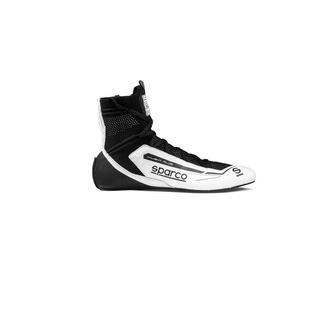 Sparco Italy X-LIGHT+ Racing Shoes White/Black (FIA)