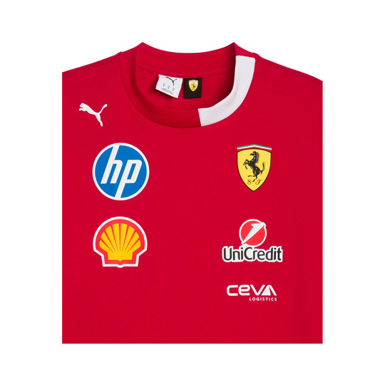 Scuderia Ferrari F1 Drivers Oversized Team T-shirt Red