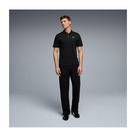 2026 Aston Martin Aramco F1 Mens Seasonal Polo shirt black