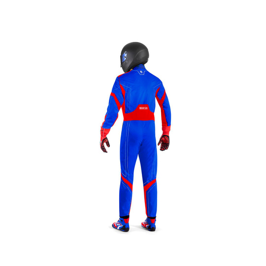 Sparco Italy THUNDER Karting Suit Blue/Red (FIA)