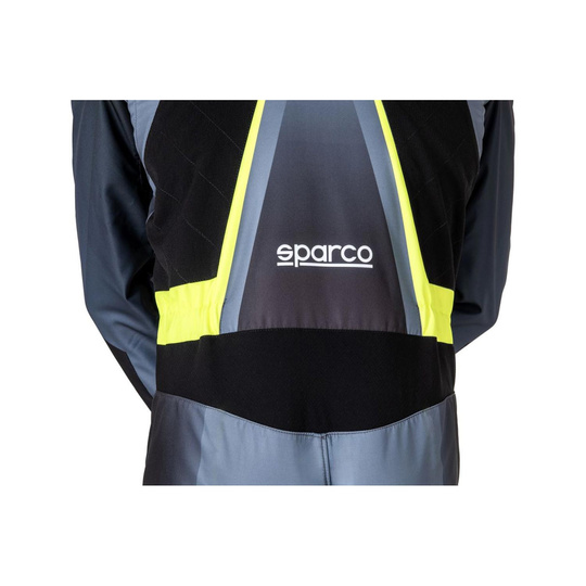 Combinaison karting enfant Sparco Prime K noire/jaune (FIA)
