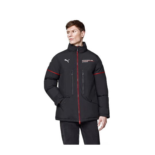 2025 Porsche Motorsport Men's Black Team Winter Jacket