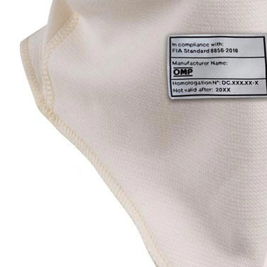 Cagoule OMP First MY22 blanche (FIA)