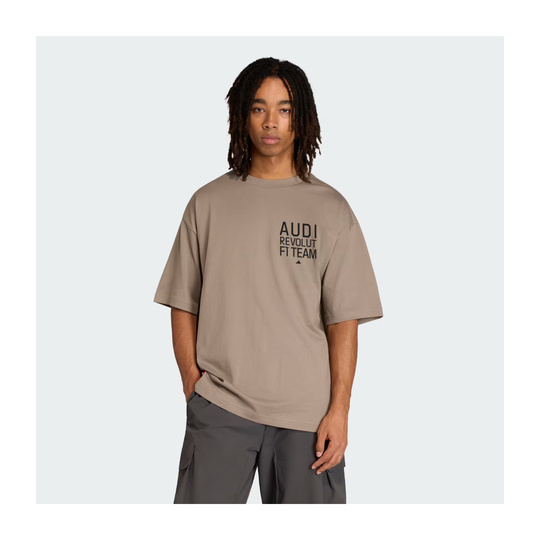 2026 Audi Revolut F1 Mens Elevated Graphic t-shirt brown