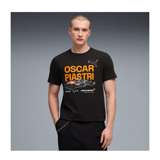 Camiseta McLaren F1 Oscar Piastri 2026 negra
