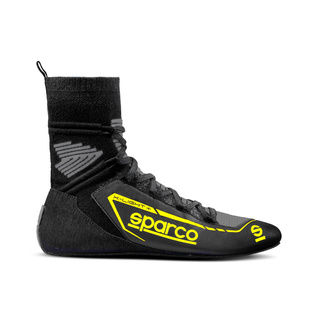 Sparco Italy X-LIGHT+ Racing Shoes Black/Yellow (FIA)