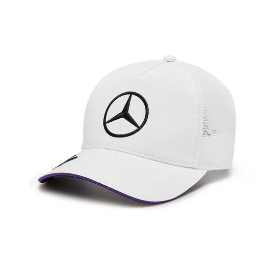 2024 Mercedes AMG Petronas F1 Team Lewis Hamilton White Baseball Cap
