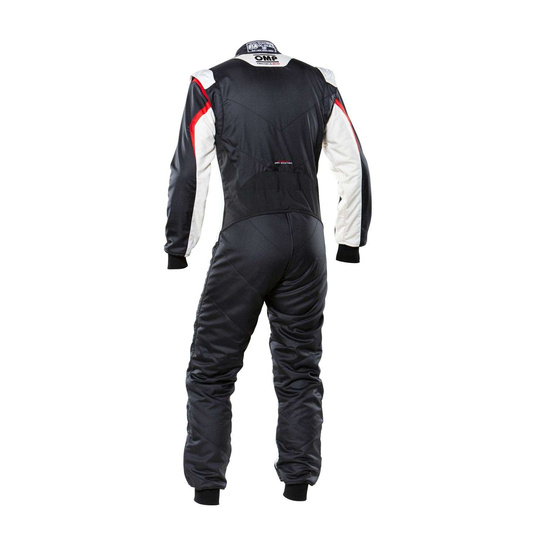 OMP Tecnica Evo MY21 Race Suit Black/White (FIA)