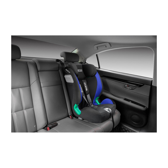 Silla infantil Sparco SK5000I negra/azul