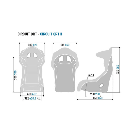Sparco Circuit QRT MY20 Racing Seat (FIA)