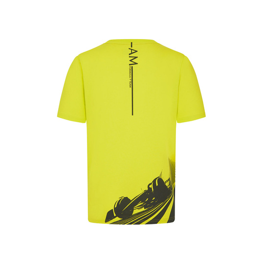 2024 Aston Martin Aramco F1 Men's Lifestyle Printed T-shirt
