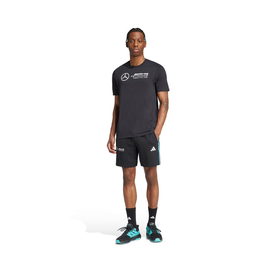 2025 Mercedes AMG Petronas F1 Mens DNA Logo Shorts