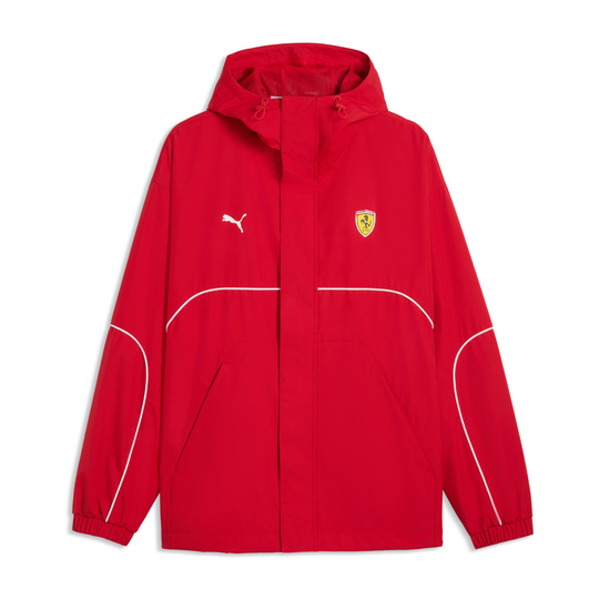 Veste imperméable Scuderia Ferrari F1 Rain 2026 rouge