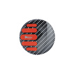 Caps for Sparco Italy horn buttons (01597GR)