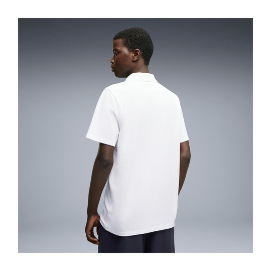 Polo Scuderia Ferrari F1 Logo 2026 blanc
