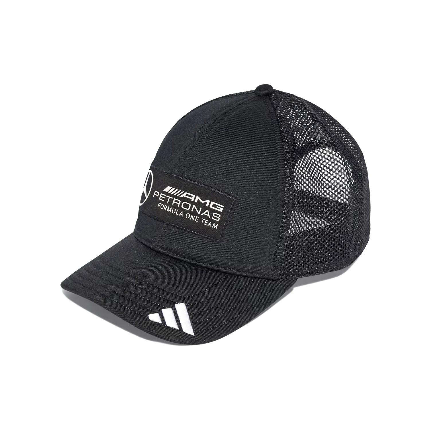 2025 Mercedes AMG Petronas F1 Mens Logo Trucker Cap black ((JX6449 ...