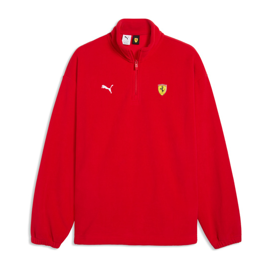 Sudadera Scuderia Ferrari F1 1/4 Zip 2026 roja