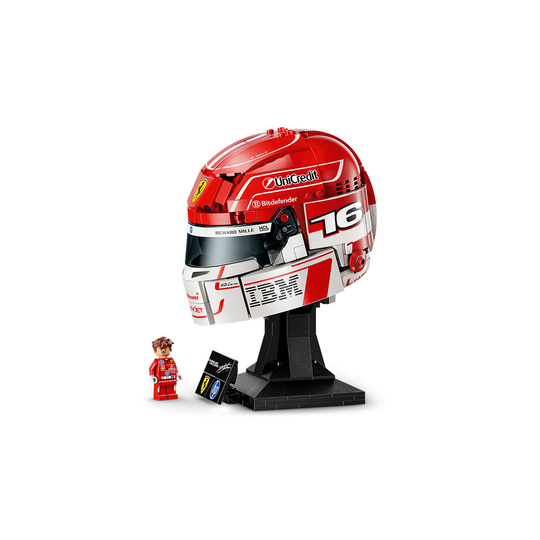 LEGO Maquette du casque de Charles Leclerc, Scuderia Ferrari HP Lego Editions