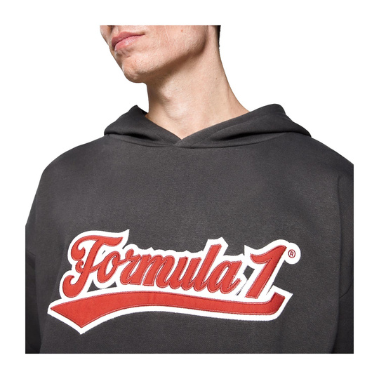 2025 Formula 1 Puma Men's Heritage Graphic Black Hoodie