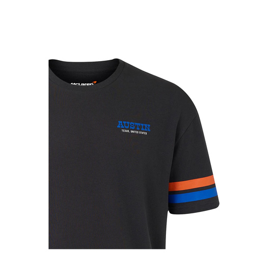 2025 McLaren F1 Mens Austin GP Edition T-Shirt grey