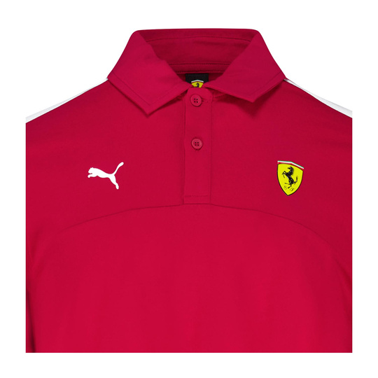 Scuderia Ferrari F1 Logo Polo Shirt Red