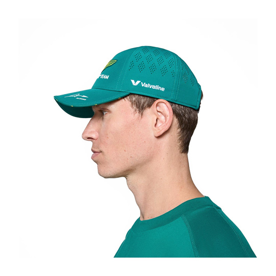 2025 Aston Martin Aramco F1 Mens Alonso Team Baseball Cap green