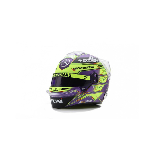 Casco de Lewis Hamilton de la Mercedes AMG Petronas para el Silverstone, escala 1:5