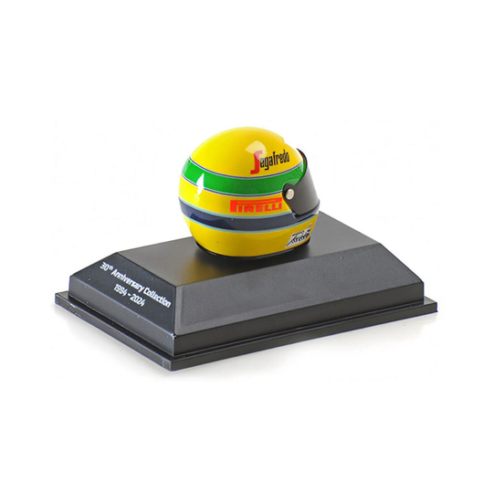 Casco en miniatura Ayrton Senna Collection 1:8