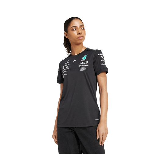 T-shirt femme Team Mercedes AMG F1 2025 noir