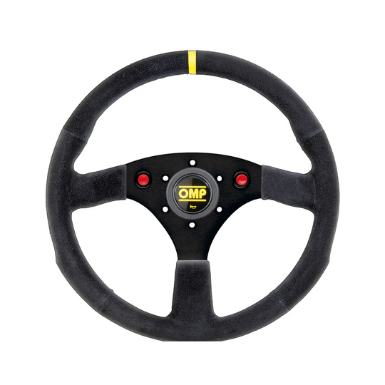 Volant OMP ALU daim avec klaxon